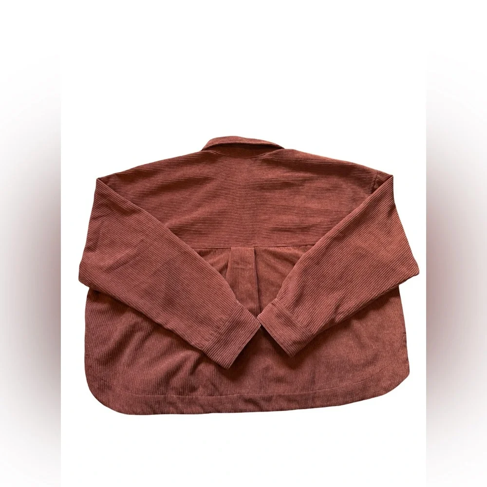 Madewell Women’s Collar Ribbed Knit Button-Down Top Size Large - Picture 6 of 7